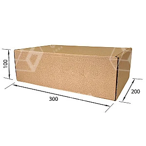 Гофрокороб самосборный 300*200*100 мм Т-12Е FEFCO 0427