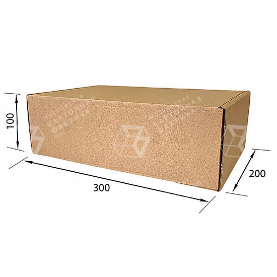 Гофрокороб самосборный 300*200*100 мм Т-12Е FEFCO 0427