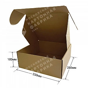 Гофрокороб самосборный 250*250*100 мм T-12E FEFCO 0427