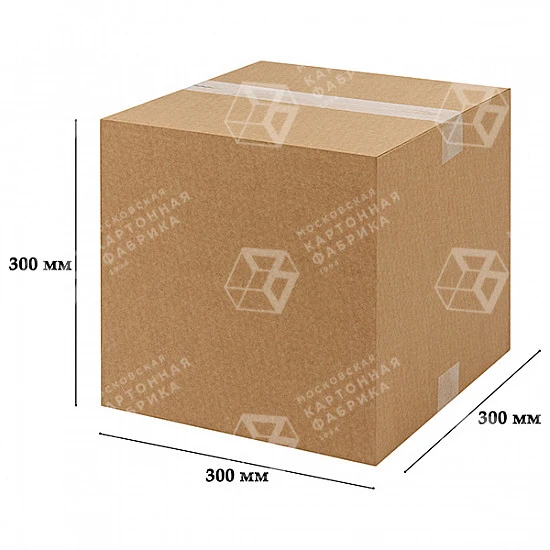 Картонная коробка 300*300*300 мм / Гофрокороб 300*300*300 мм - Т22В