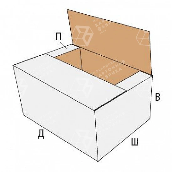 Коробка FEFCO 0229 высечная, четырехклапанная