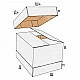 Коробка FEFCO 0313 - телескопическая с четырехклапанным корпусом и двумя крышками