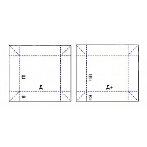 Коробка FEFCO 0309 - телескопическая с рилевками