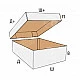 Коробка FEFCO 0312 - телескопическая с четырехклапанным корпусом и крышкой