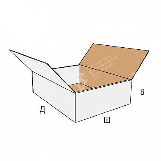 Коробка FEFCO 0415 - оберточная с четырехклапанной крышкой