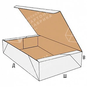 Коробка FEFCO 0747 - складная, с откидной крышкой