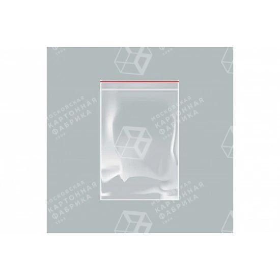Зип пакеты гриппер (Zip-Lock) 12x17cм 35 мкм (100 штук в упаковке)